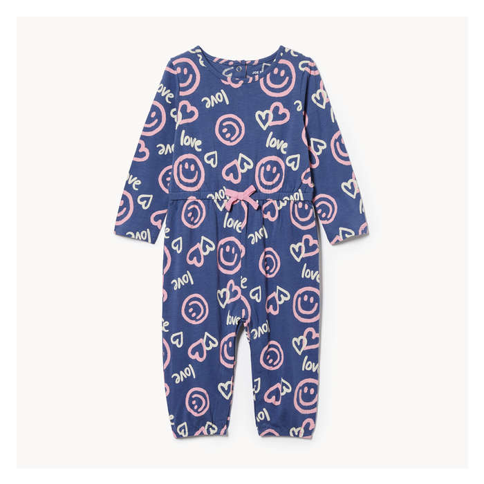 Baby Girls' Knit Romper